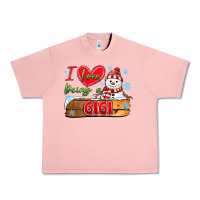 Salmon i love being a gigi Urban Heavy Tee - MaliasSmallBusiness