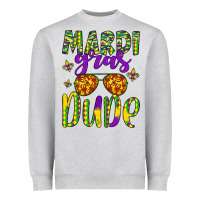 Mardi Gras Dude Heavyweight Sweatshirt | Teevron