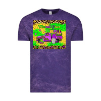 Cloud Purple mardi gras gnome truck Vintage Tee - JahusDesignShop
