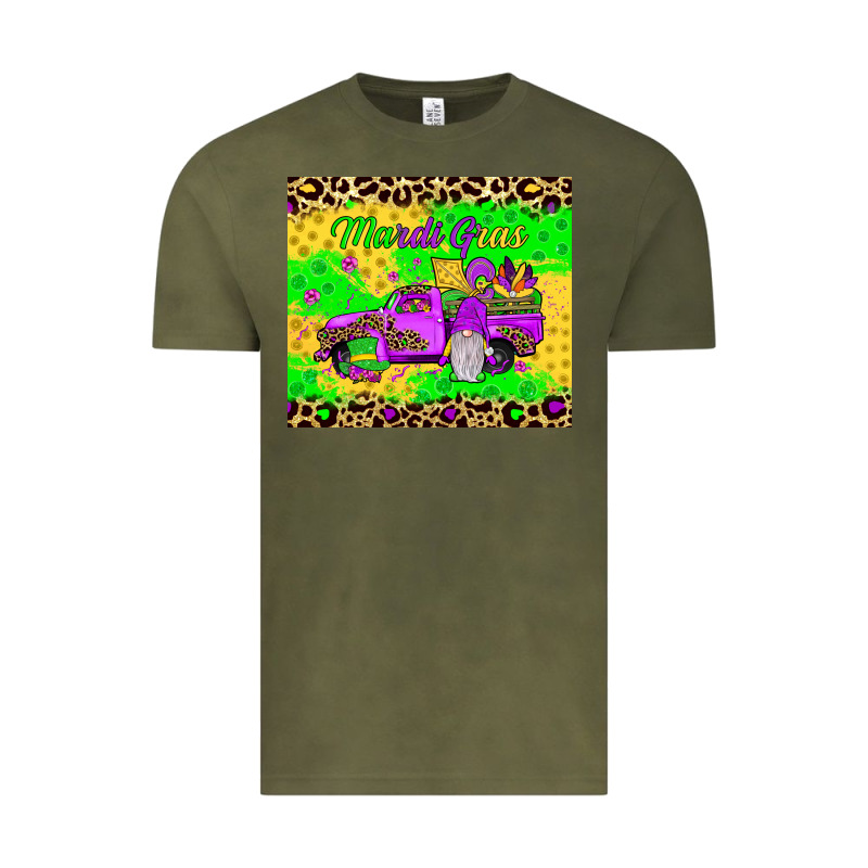 Mardi Gras Gnome Truck Vintage Tee by JahusDesignShop | Teevron