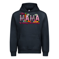 Navy This Mama Is Chilling With Her Peeps Urban Hoodie - CowhideDigitalArt