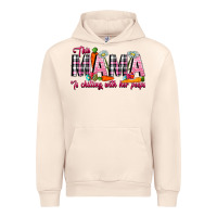 Sandshell This Mama Is Chilling With Her Peeps Urban Hoodie - CowhideDigitalArt