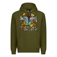 Army Green Mom of twins Mother's Day Premium Hoodie - CowGirlArtShop