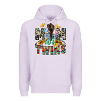 Lilac Mom of twins Mother's Day Premium Hoodie - CowGirlArtShop