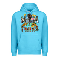 Ocean Blue Mom of twins Mother's Day Premium Hoodie - CowGirlArtShop