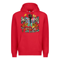Red Mom of twins Mother's Day Premium Hoodie - CowGirlArtShop