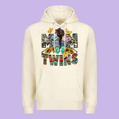 Mom Of Twins Mother's Day Premium Hoodie Designed By Cowgirlartshop
