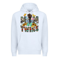 White Mom of twins Mother's Day Premium Hoodie - CowGirlArtShop