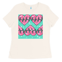 Bone Nursing Heart Seamless Pattern Ladies Tee - BundleAndBundleShop