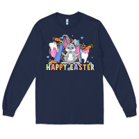 Navy Easter Easter Dental Long Sleeve Tee - LillyAllenDesigns