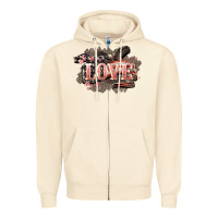 Sandshell Love America 4th of july Zipper Hoodie - HowdyJamesFarm