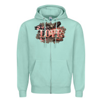 Seafoam Love America 4th of july Zipper Hoodie - HowdyJamesFarm