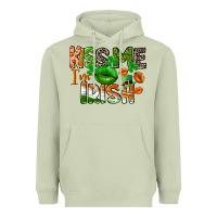 Matcha Kiss me i am irish St. Patrick's Day Heavyweight Hoodie - CowGirlArtShop