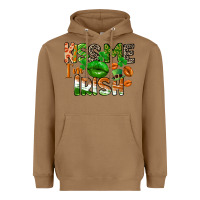 Toasted Coconut Kiss me i am irish St. Patrick's Day Heavyweight Hoodie - CowGirlArtShop
