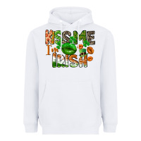 White Kiss me i am irish St. Patrick's Day Heavyweight Hoodie - CowGirlArtShop