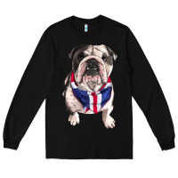 Black English Dog Long Sleeve Tee - RanaPortraitStore