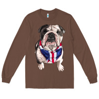 Chestnut English Dog Long Sleeve Tee - RanaPortraitStore