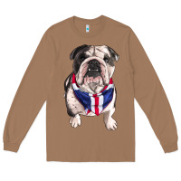 Toasted Coconut English Dog Long Sleeve Tee - RanaPortraitStore