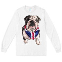 White English Dog Long Sleeve Tee - RanaPortraitStore