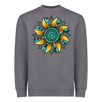 Storm sunflower gemstone leopard Heavyweight Sweatshirt - Artiststas