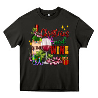 Asphalt Christmas and wine Heavy Core Tee - AdoDesignShop