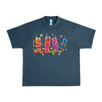 Midnight Navy mexican christmas Urban Heavy Tee - MaliasSmallBusiness