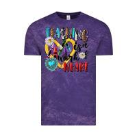 Cloud Purple teaching is a work of heart Vintage Tee - NancyCooperArtShop