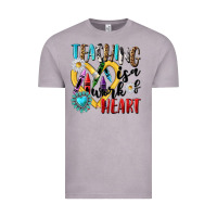 Vintage Zinc teaching is a work of heart Vintage Tee - NancyCooperArtShop