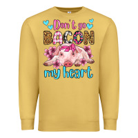 Antique Gold don't go bacon my heart olivia Premium Sweatshirt - OliviaCreatesArt