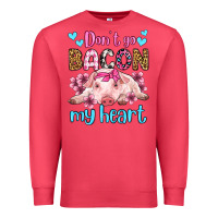 Cardinal don't go bacon my heart olivia Premium Sweatshirt - OliviaCreatesArt