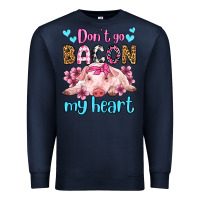 Navy don't go bacon my heart olivia Premium Sweatshirt - OliviaCreatesArt