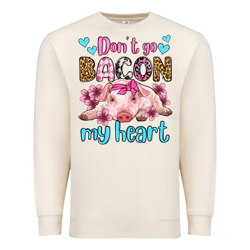 Don't Go Bacon My Heart Olivia Premium Sweatshirt by OliviaCreatesArt | Teevron