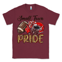 Burgundy small town big pride red Classic Tee - MaliasSmallBusiness