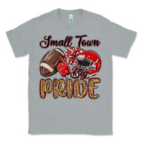 Heather Grey small town big pride red Classic Tee - MaliasSmallBusiness