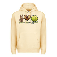 Pina Colada peace love softball Premium Hoodie - JahusDesignShop