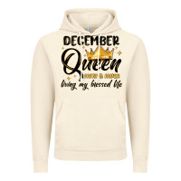 Vintage Artic december queen faith and favor living my blessed l Vintage Hoodie - MaliasSmallBusiness