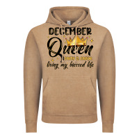 Vintage Coffee december queen faith and favor living my blessed l Vintage Hoodie - MaliasSmallBusiness