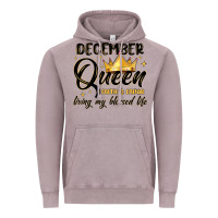 Vintage Zinc december queen faith and favor living my blessed l Vintage Hoodie - MaliasSmallBusiness