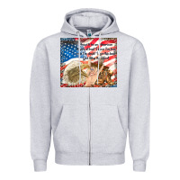 Heather Grey god bless the usa Zipper Hoodie - TumblerDesignByShophia