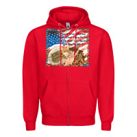 Red god bless the usa Zipper Hoodie - TumblerDesignByShophia