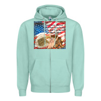 God Bless The Usa Zipper Hoodie | Teevron