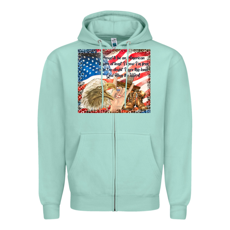 God Bless The Usa Zipper Hoodie by TumblerDesignByShophia | Teevron