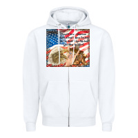 White god bless the usa Zipper Hoodie - TumblerDesignByShophia