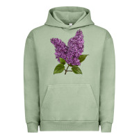 Pigment Oil Green Purple Lilac Flower Urban Hoodie - LillyAllenDesigns