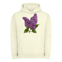 Pigment Pistachio Purple Lilac Flower Urban Hoodie - LillyAllenDesigns