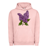 Pigment Salmon Purple Lilac Flower Urban Hoodie - LillyAllenDesigns