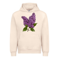 Sandshell Purple Lilac Flower Urban Hoodie - LillyAllenDesigns