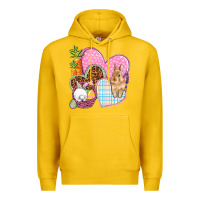 Lemon Easter hearts Easter Day Premium Hoodie - HowdyJamesFarm