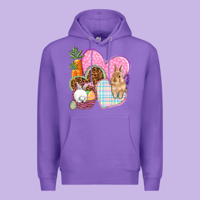 Easter Hearts Easter Day Premium Hoodie Designed By Howdyjamesfarm