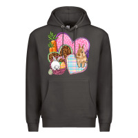 Smoke Easter hearts Easter Day Premium Hoodie - HowdyJamesFarm